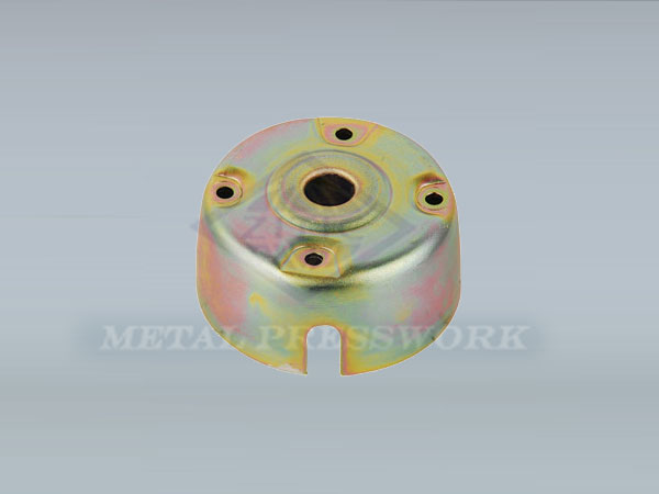 Deep drawn motor cover