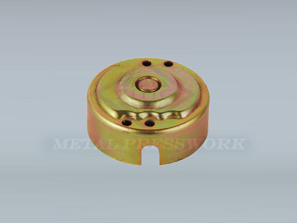 Deep drawn motor cover