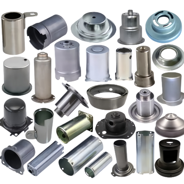 Factory Sheet Metal Automotive Parts Deep Drawing Stamping Customized Various Deep Drawn Punched Motor Shells