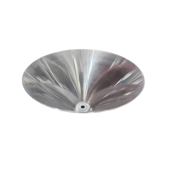 OEM Light Fabrication Deep Drawn Parts Metal Spinning Spun Parts Aluminum Steel Cones Lighting Metal Lampshade