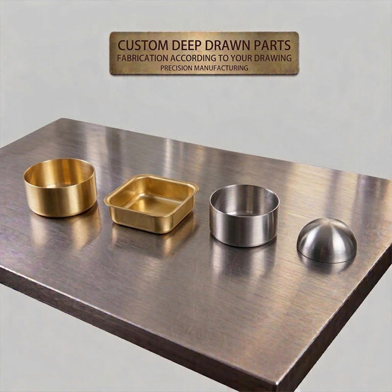 Custom Service Manufacturer OEM Precision Deep Drawn Stainless Steel Aluminum Stamping Deep Drawing Parts